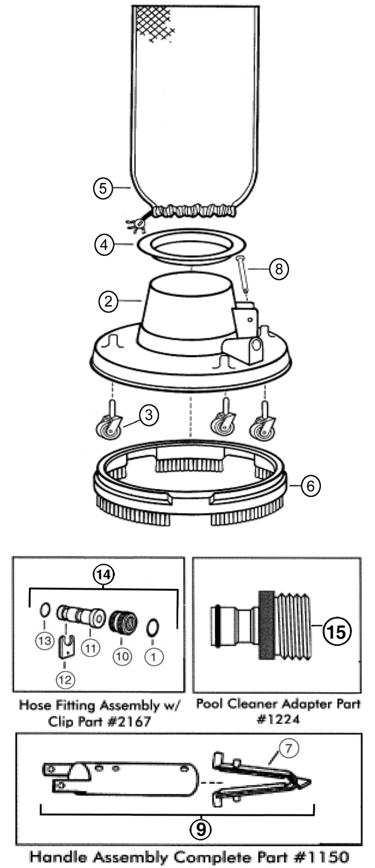 Jandy Leaf-Master replacement parts