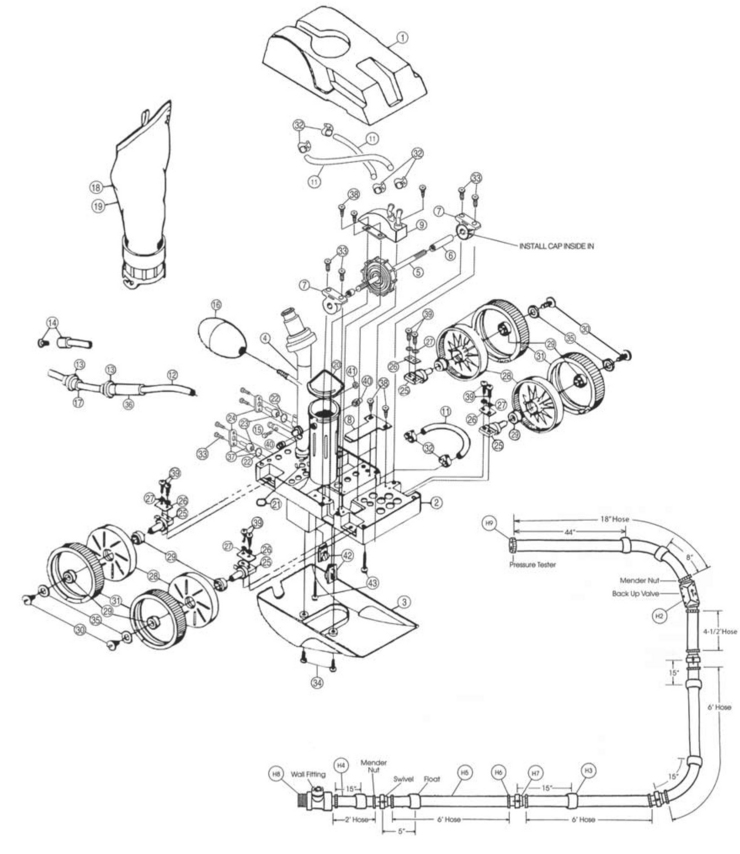 Pentair Legend-II-LX-2000 replacement parts