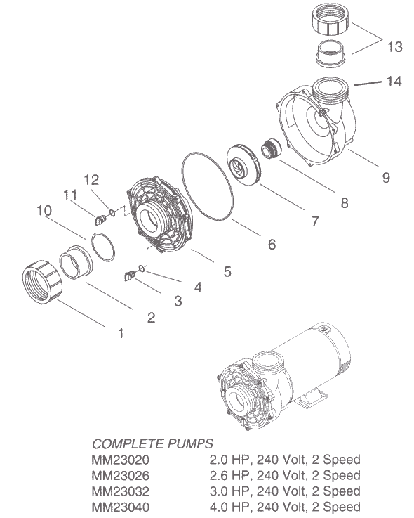Acura Magnaflo replacement parts