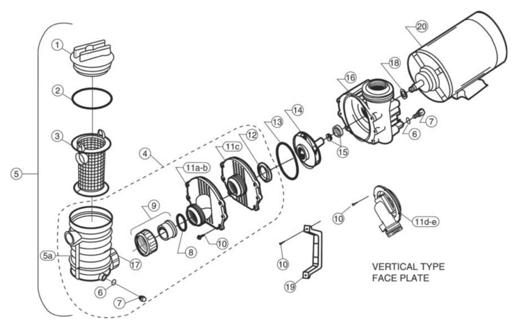 Pentair Maxim-Pump replacement parts