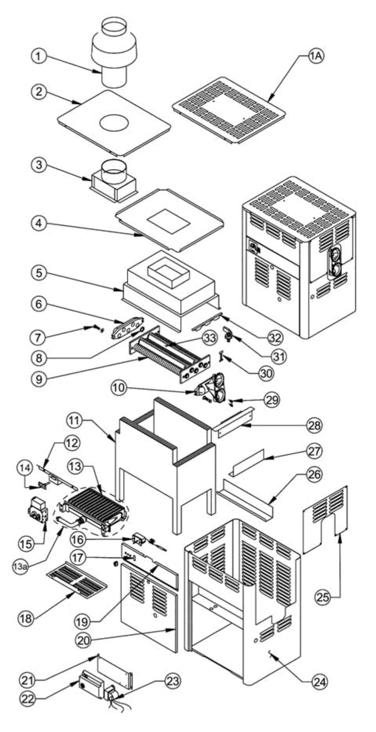 Pentair MiniMax-75-100-Series replacement parts