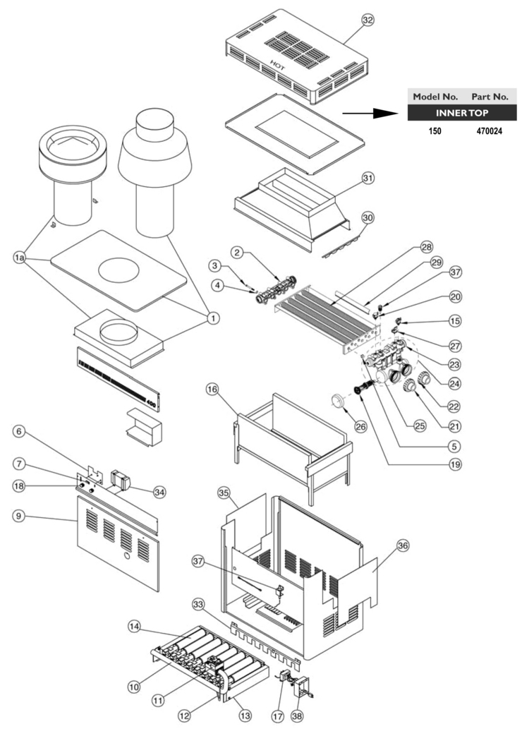 Pentair MiniMax-CH-150-IID-Model replacement parts