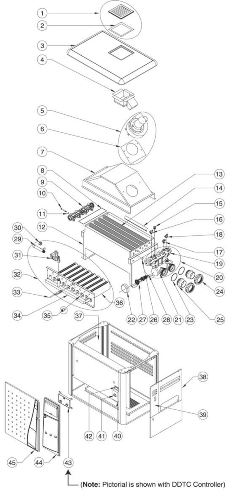 Pentair MiniMax-NT-LN-wDDTC-Controller replacement parts