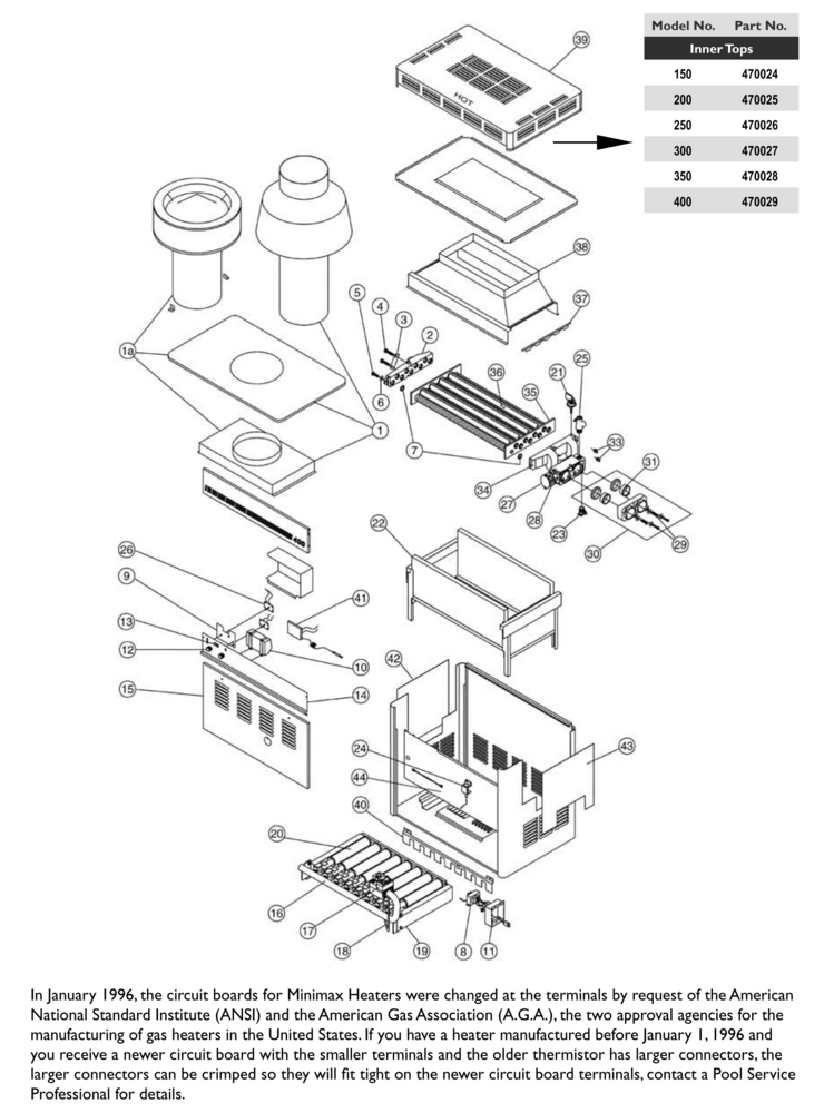 Pentair MiniMax-Plus-Series replacement parts