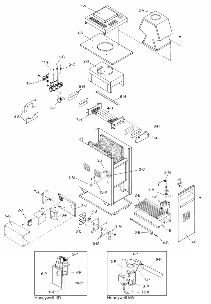RayPak Model-153 replacement parts