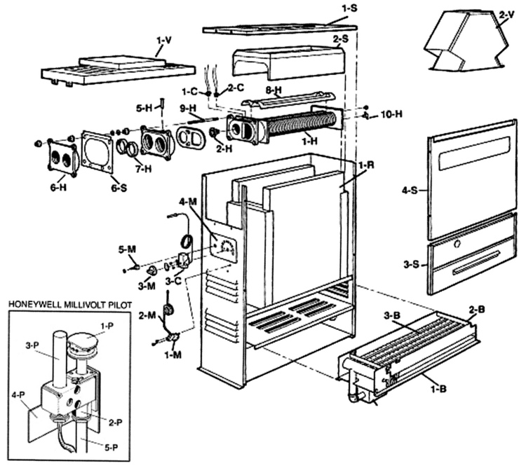 RayPak Model-53 replacement parts