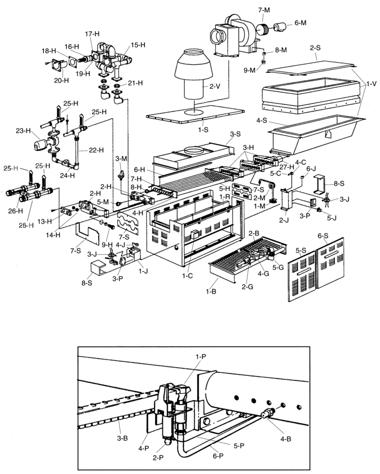 RayPak Model-926-1826 replacement parts