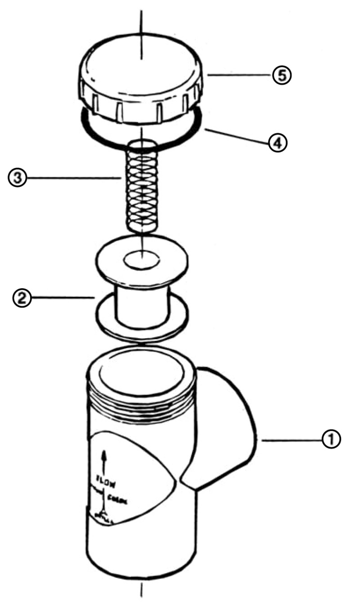Pentair Ortega-Spring-Check-Valves replacement parts