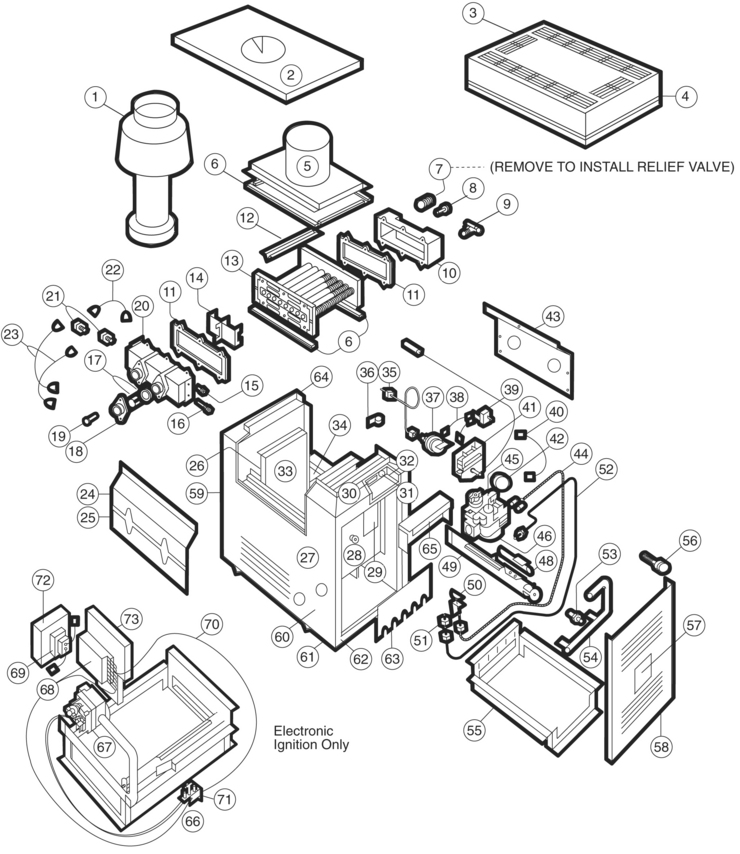 Hayward PSG-II-Models-110355 replacement parts