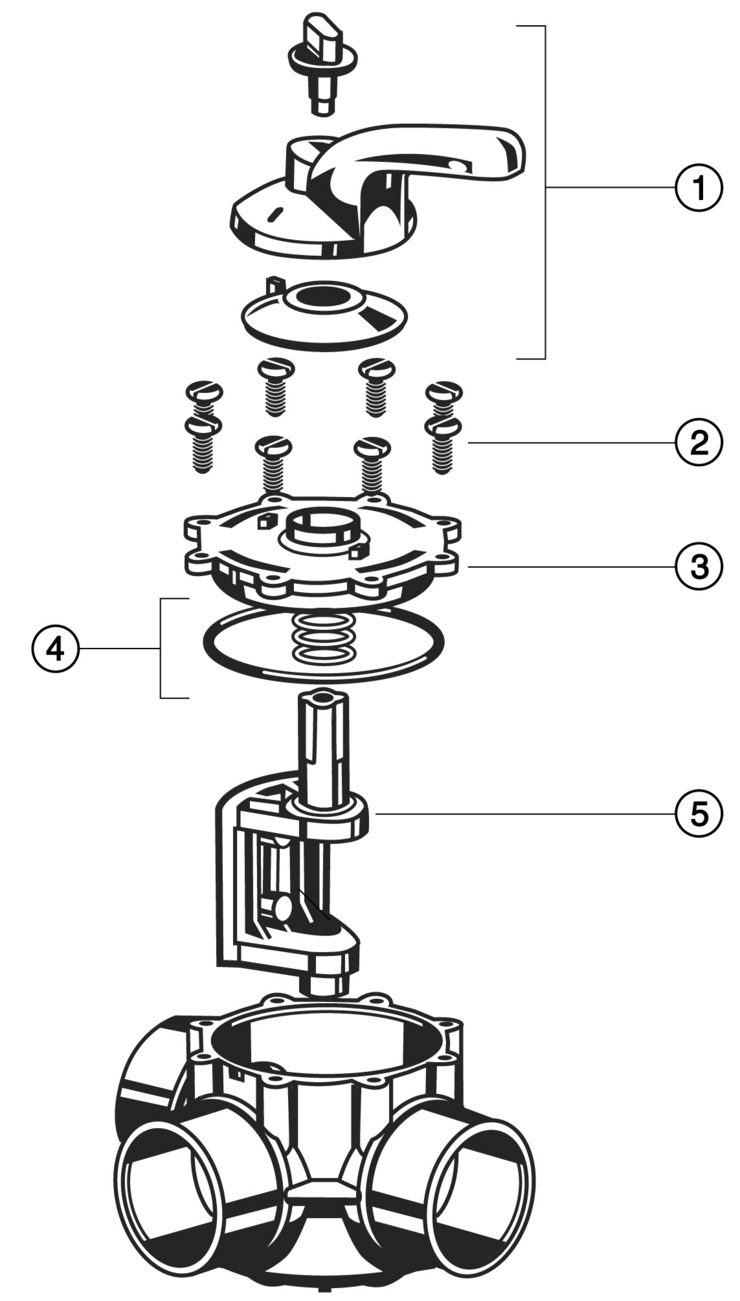 Hayward PSV-Series-Valves replacement parts