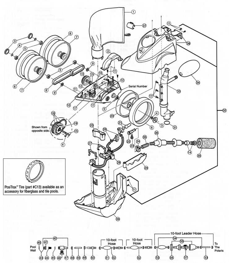 Polaris Polaris-VacSweep-380 replacement parts