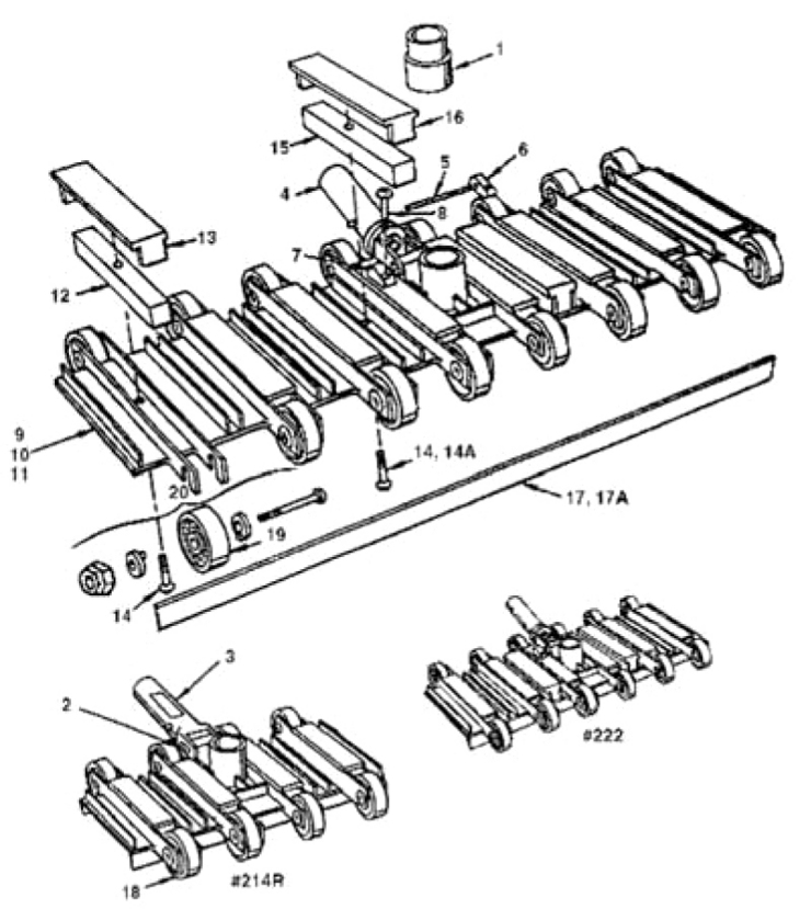 Pentair ProVac-Models-214R-222R-214-222-229 replacement parts