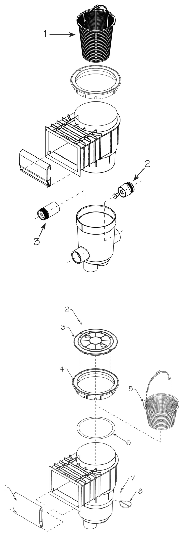 Waterway Renegade-Skimmer replacement parts