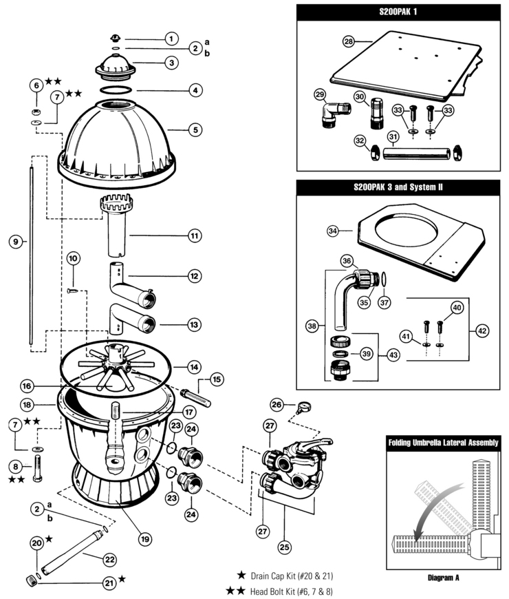 Hayward S200 replacement parts