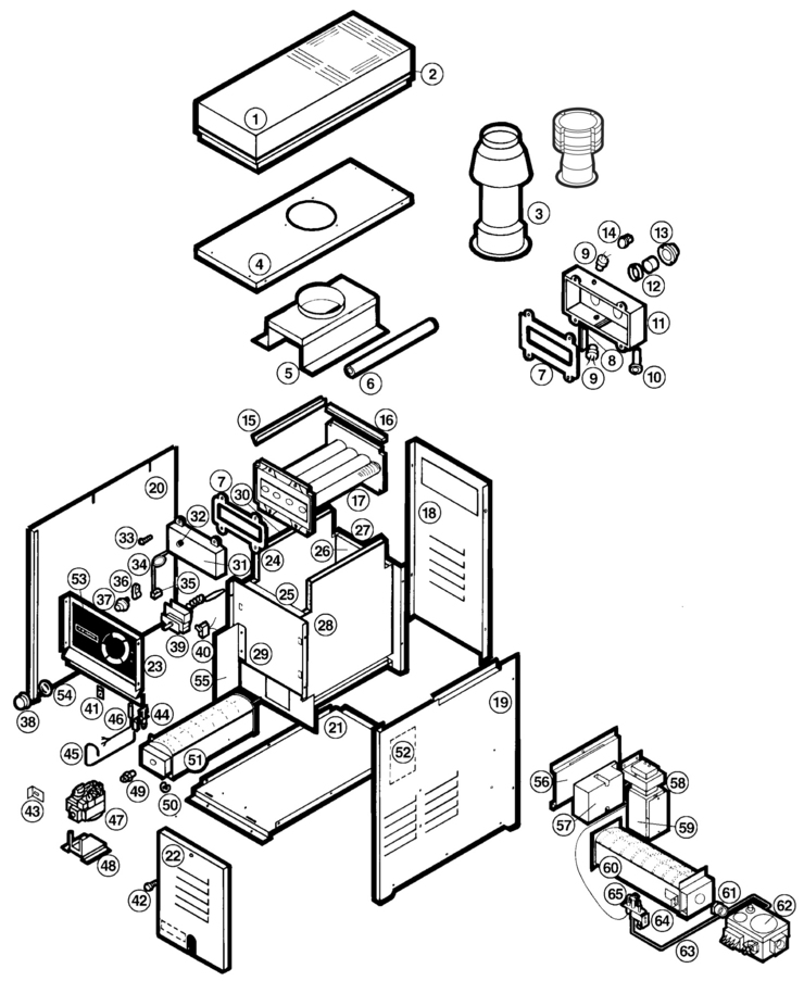 Hayward SGII-60-Model replacement parts
