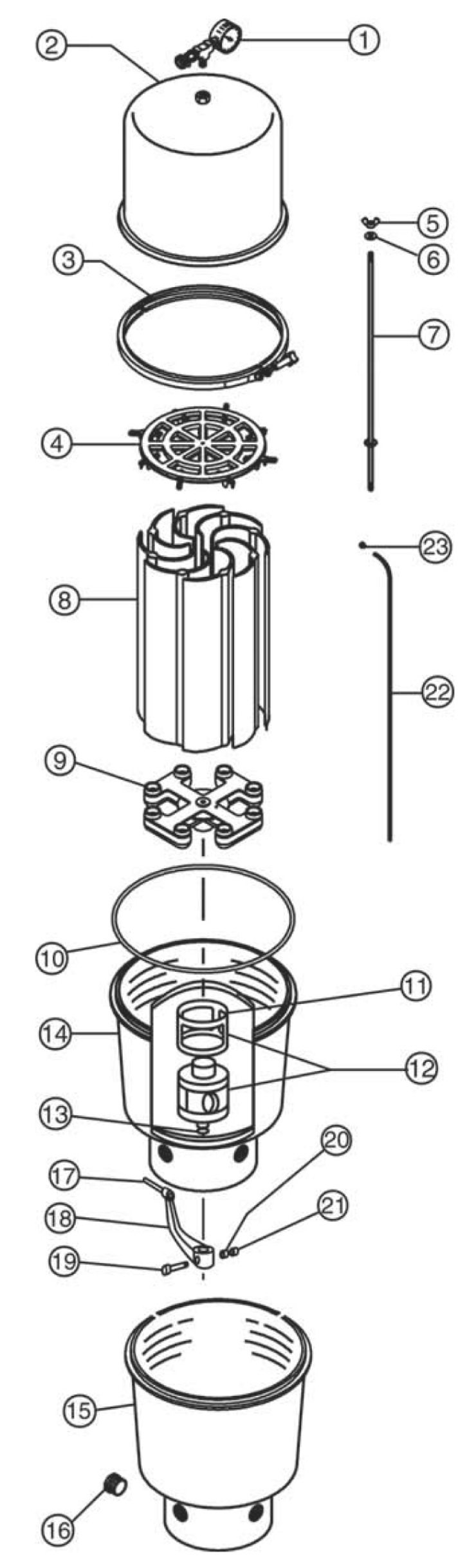 Pentair SM-SMBW-4000-Series replacement parts