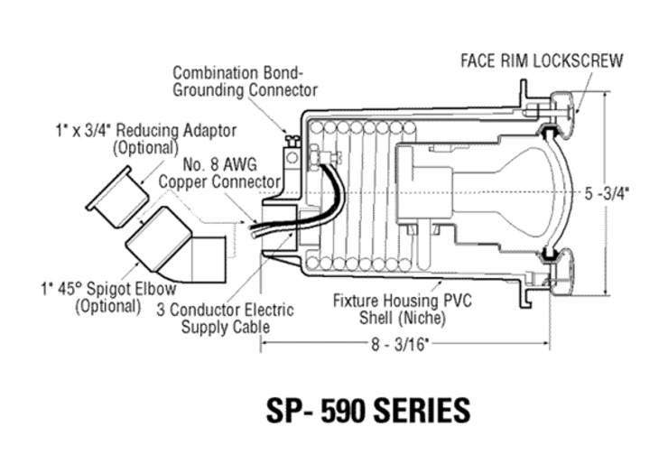Hayward SP0580-0580S-AstroLite-Series replacement parts