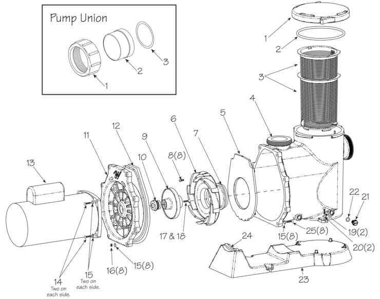 Waterway SVL56-Series replacement parts