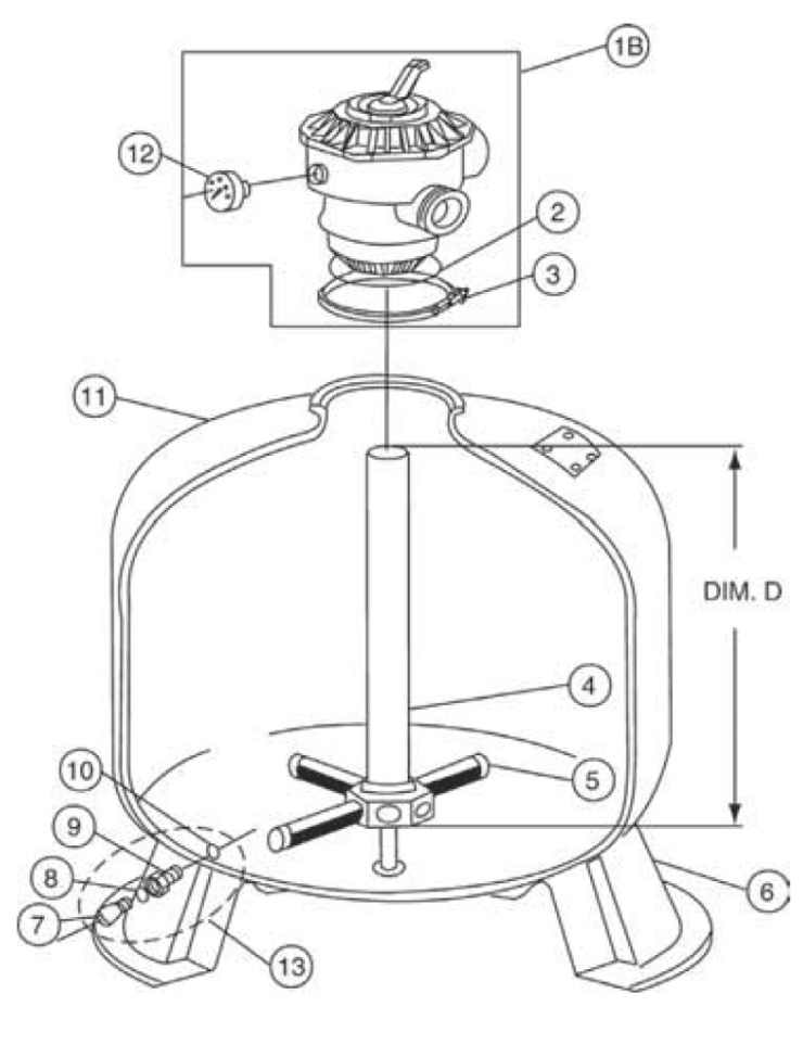 Pentair Sand-Dollar replacement parts