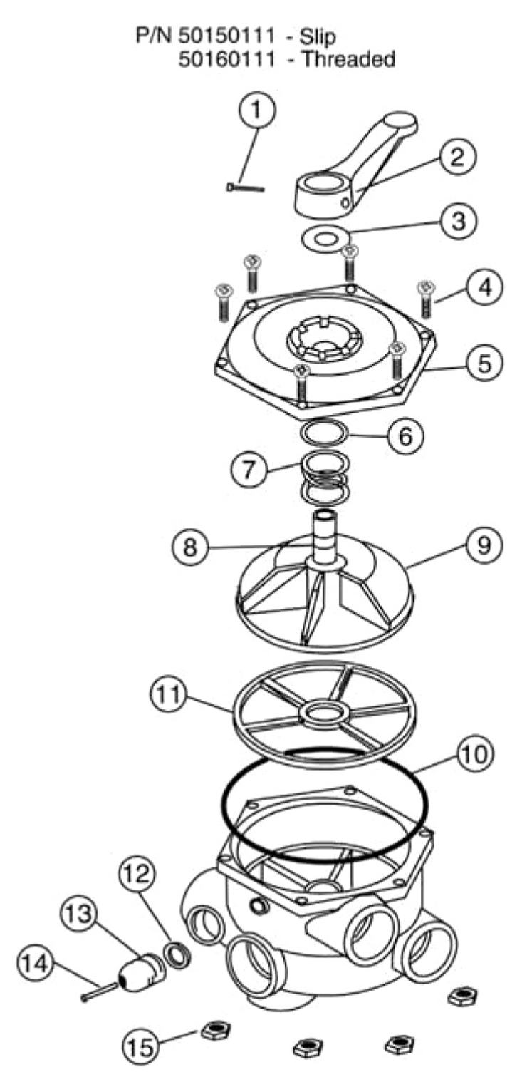 Pentair Side-Mount-Multiport-Valves-1-12 replacement parts