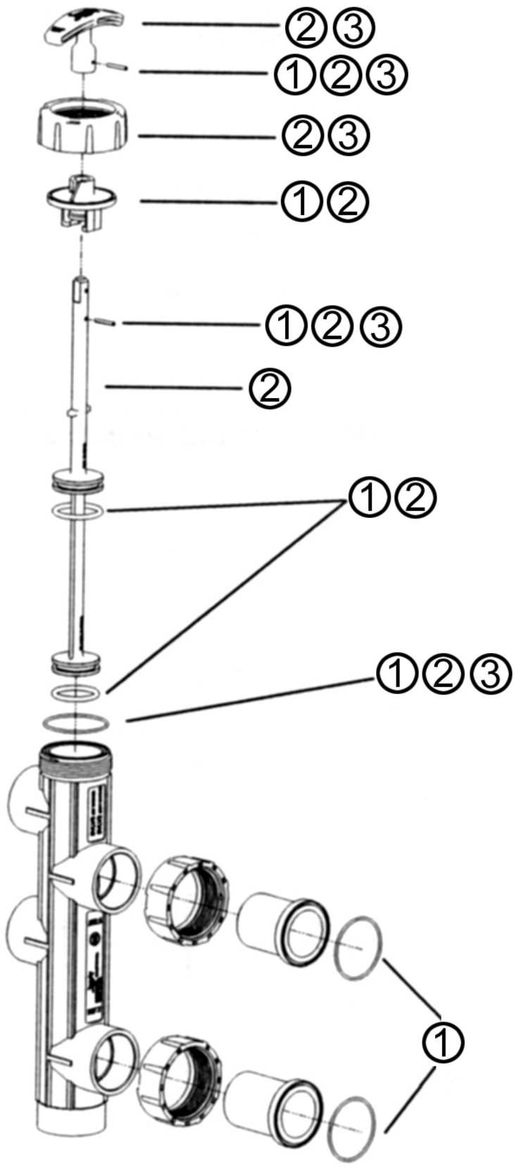 Jandy Slide-Valve replacement parts
