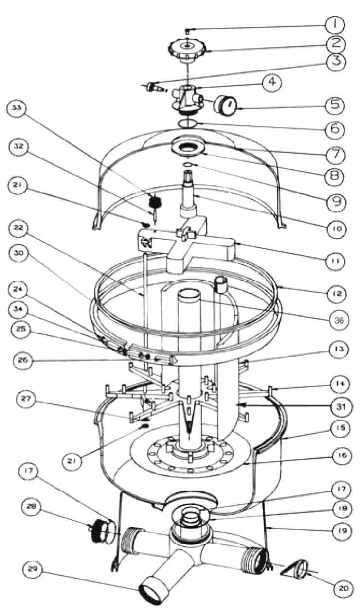 Pentair Star replacement parts