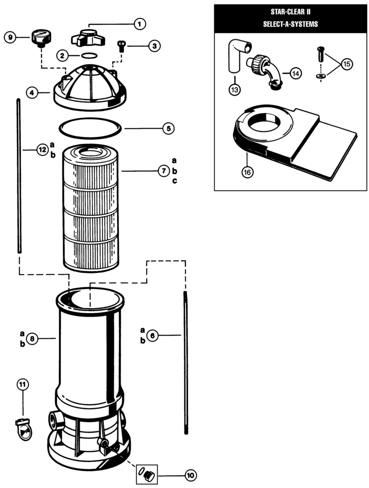 Hayward StarClear-II replacement parts