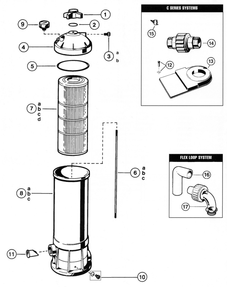 Hayward StarClear replacement parts