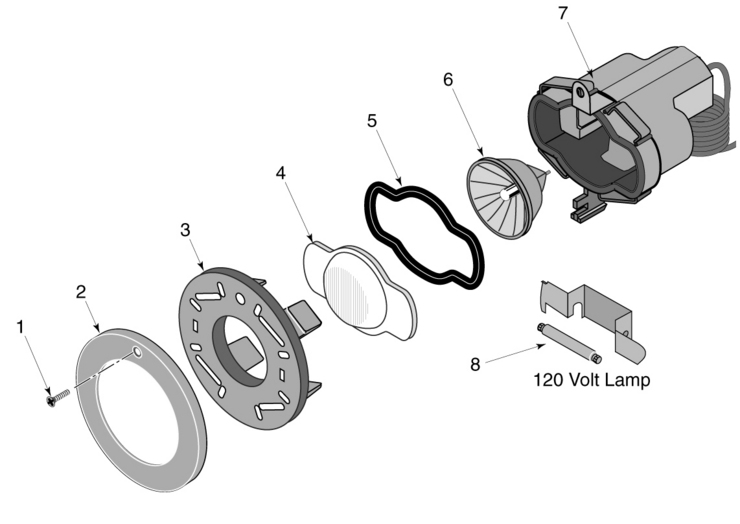 Sta-Rite Sunburst-Light replacement parts