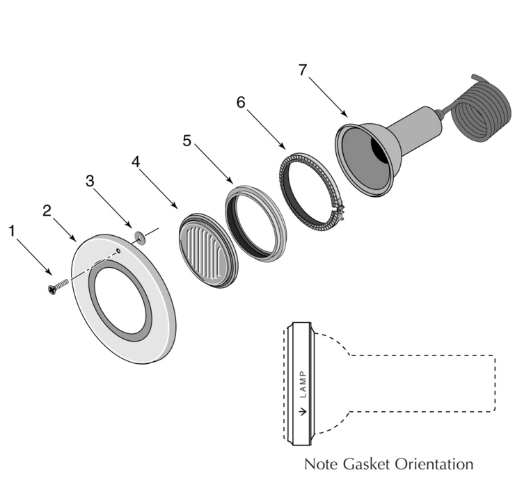 Sta-Rite Sunlite-LTC-Light replacement parts