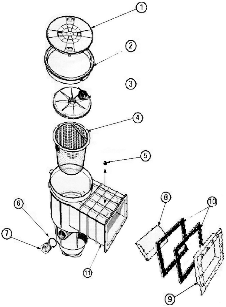 Waterco / Baker Hydro Supa-Skimmer replacement parts