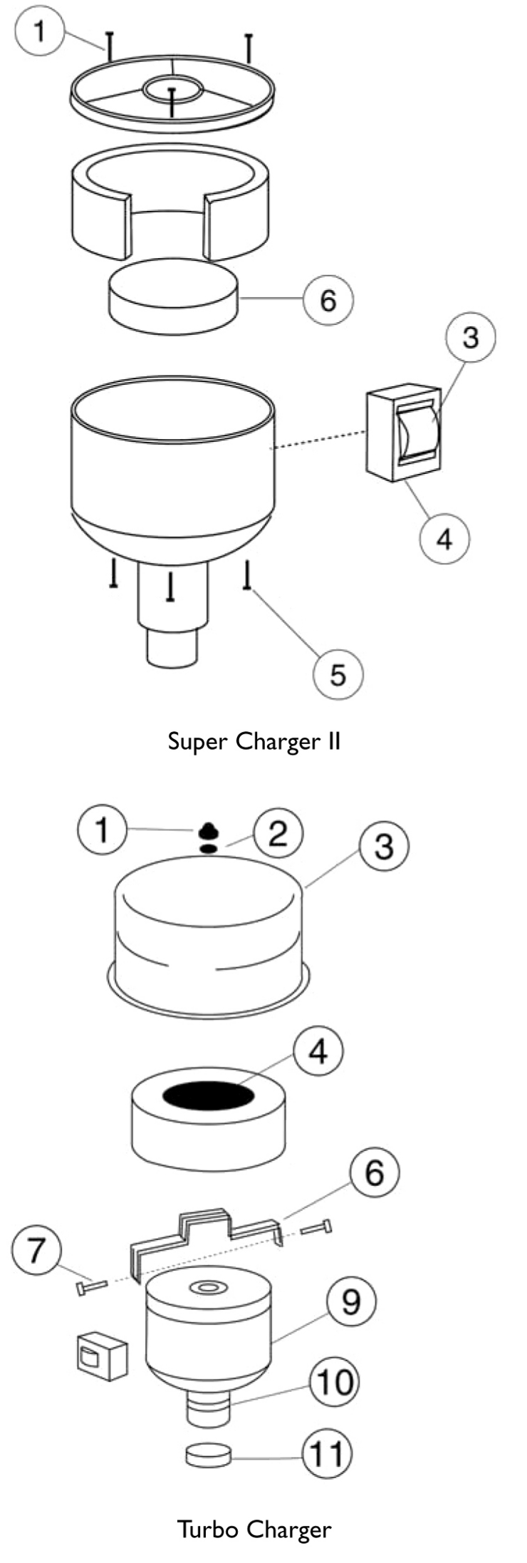 Pentair Super-Charger-II-Turbo-Charger-Residenti replacement parts