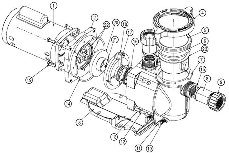 Pentair SuperFlo replacement parts