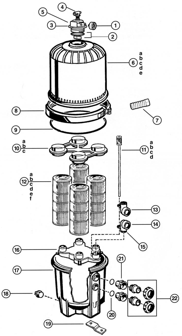 Hayward SwimClear replacement parts