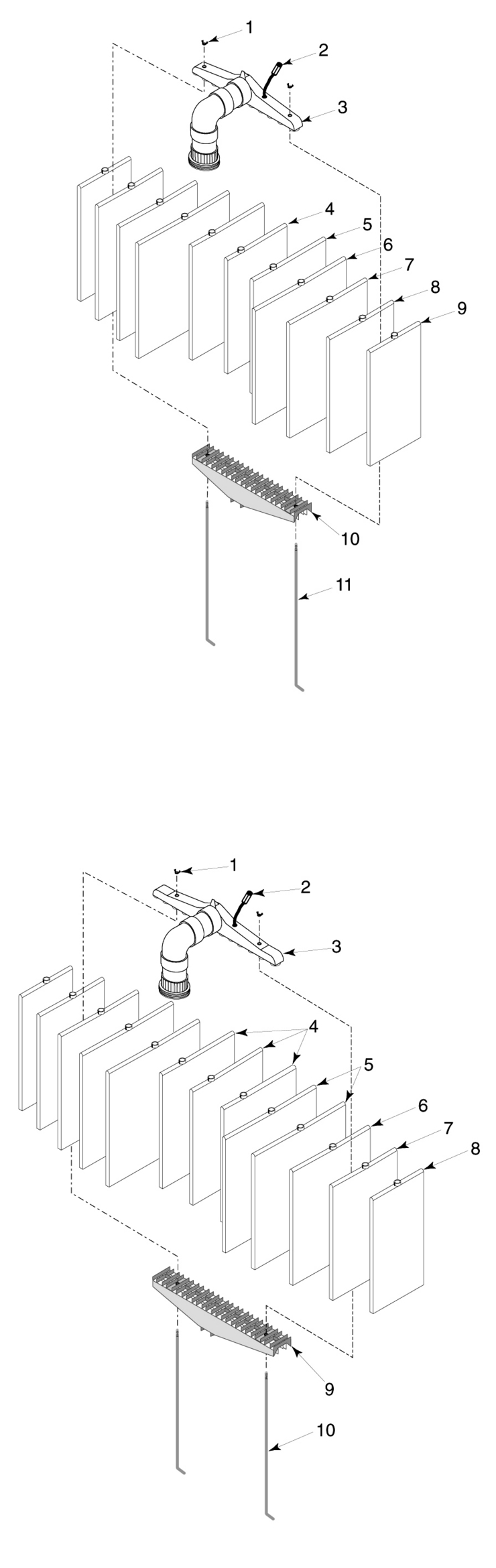 Sta-Rite System-3-DE-Filter-Element-Assemblies replacement parts