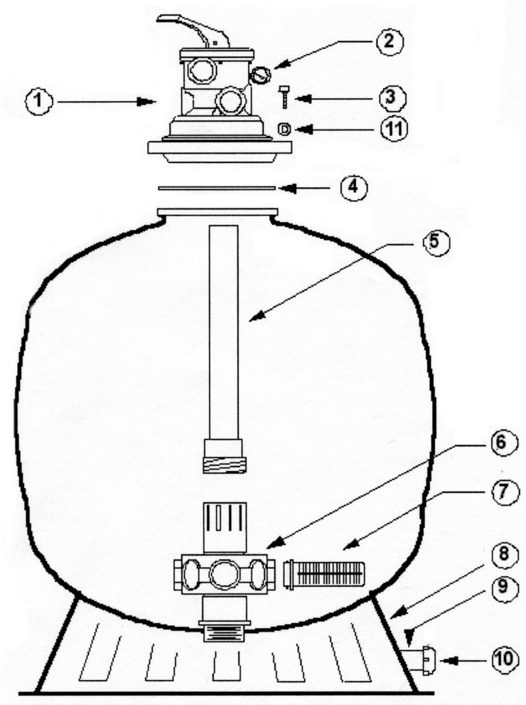 Waterco / Baker Hydro Tahitian replacement parts