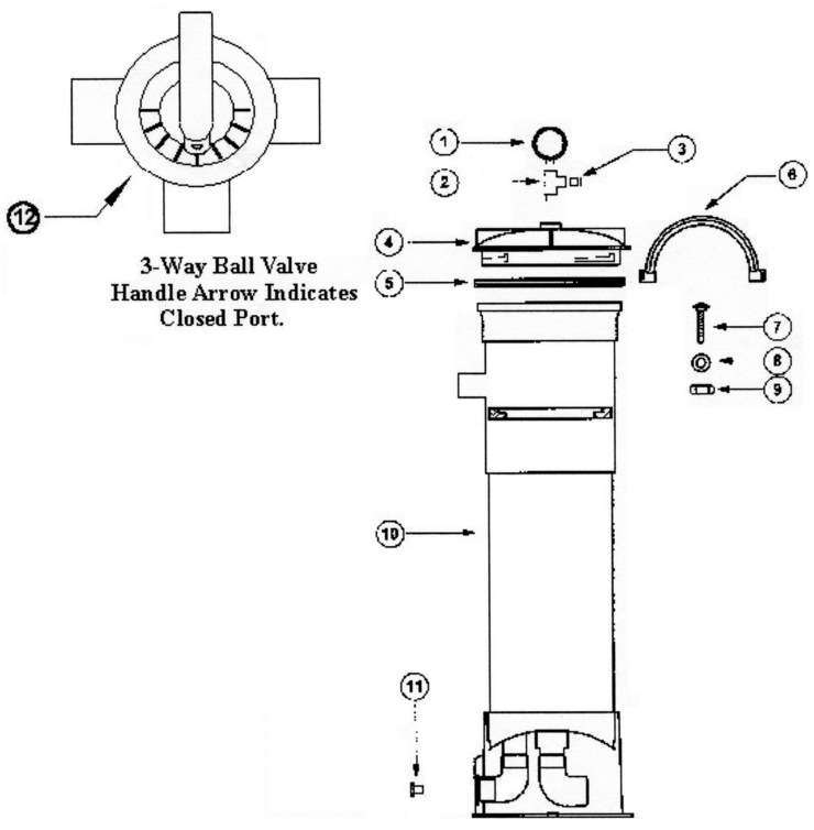Waterco / Baker Hydro UltraMeshMite replacement parts