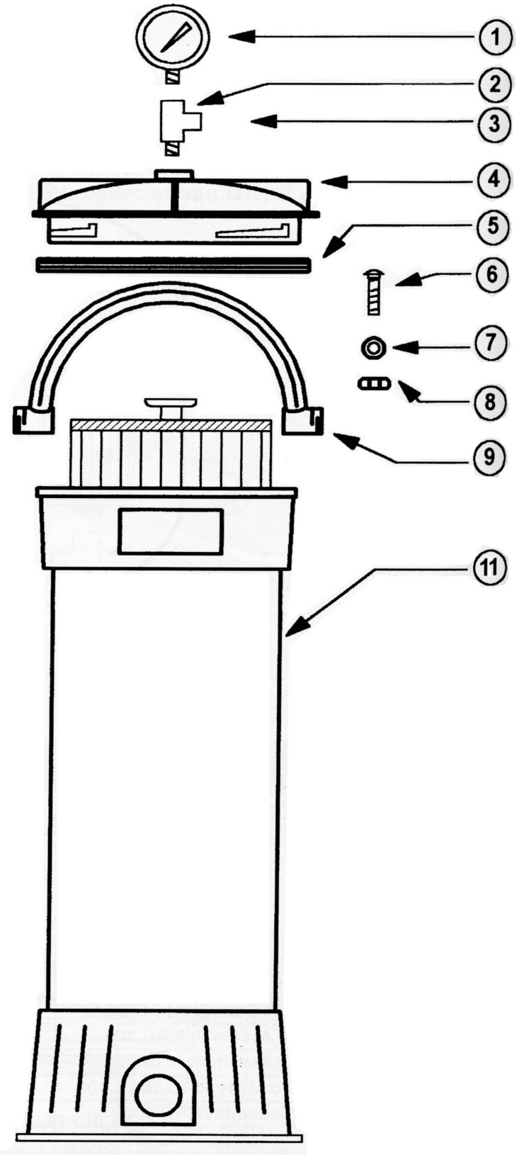Waterco / Baker Hydro UltraMite-Cartridge-Series-Parts replacement parts