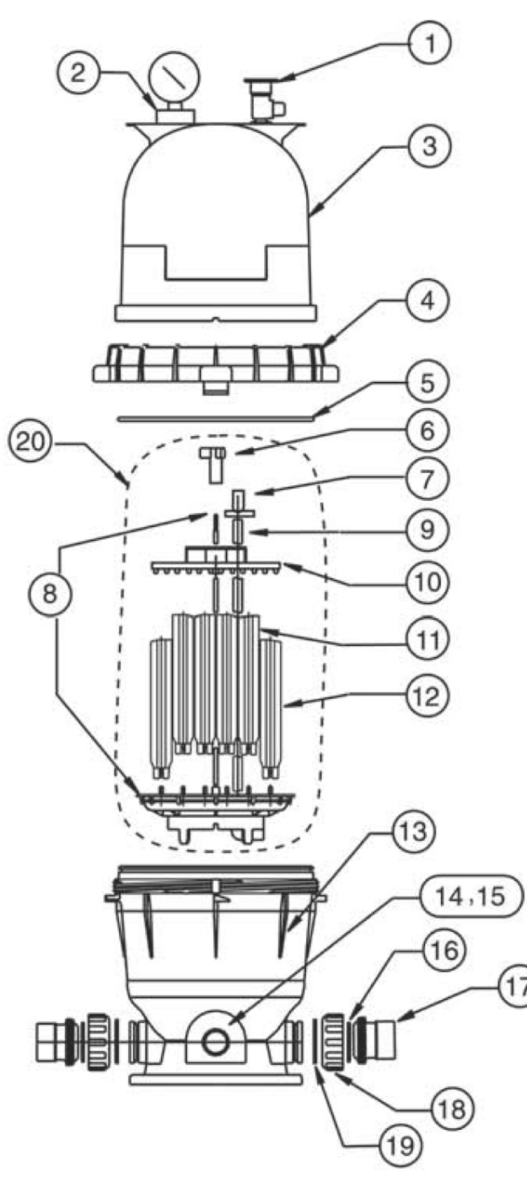 Pentair Warrior replacement parts