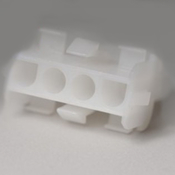 Amp Receptacle 3 Pin Female Plastic White - Item 1-480701