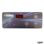 Spa Side Overlay Balboa VL404 Duplex Dig 4BTN LED (For 5" 1223)  - Item 10307BAL