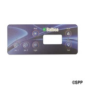Spa Side Overlay Balboa VL701S Ser Standard 6" BTN LCD (For 5" 1247)  - Item 10402BAL