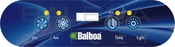 Spa Side Overlay Balboa ML400 4BTN LCD Oblong (For 5" 26" 84)  - Item 11345
