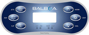 Spa Side Overlay EleCenteronic Balboa TP6" 00 (BP Ser) 6" BTN LCD Oval - Item 12101