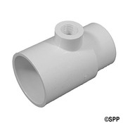 Fitting PVC Adapter Tee Waterway 2S x 2Spg x 1/2" FPT - Item 413-2140