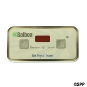Spa Side Control EleCenteronic Balboa Lite Dig (Gneric) 2BTN LED 7'Cbl - Item 51538