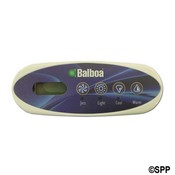 Spa Side Control EleCenteronic Balboa VL200 Mini-Oval 4BTN LCD 7'Cbl - Item 55123