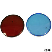 Light Lens Kit Waterway Colored Lens Only (1"Red and 1"Blue)  - Item 630-0005