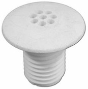 Air Injector Wall Fitting Lo-Profile White - Item 6540-235