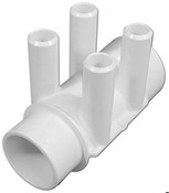 Manifold PVC Waterway (ShurGrip) 1.5" S x 1.5" Spg x (4) 3/4"  - Item 672-4150